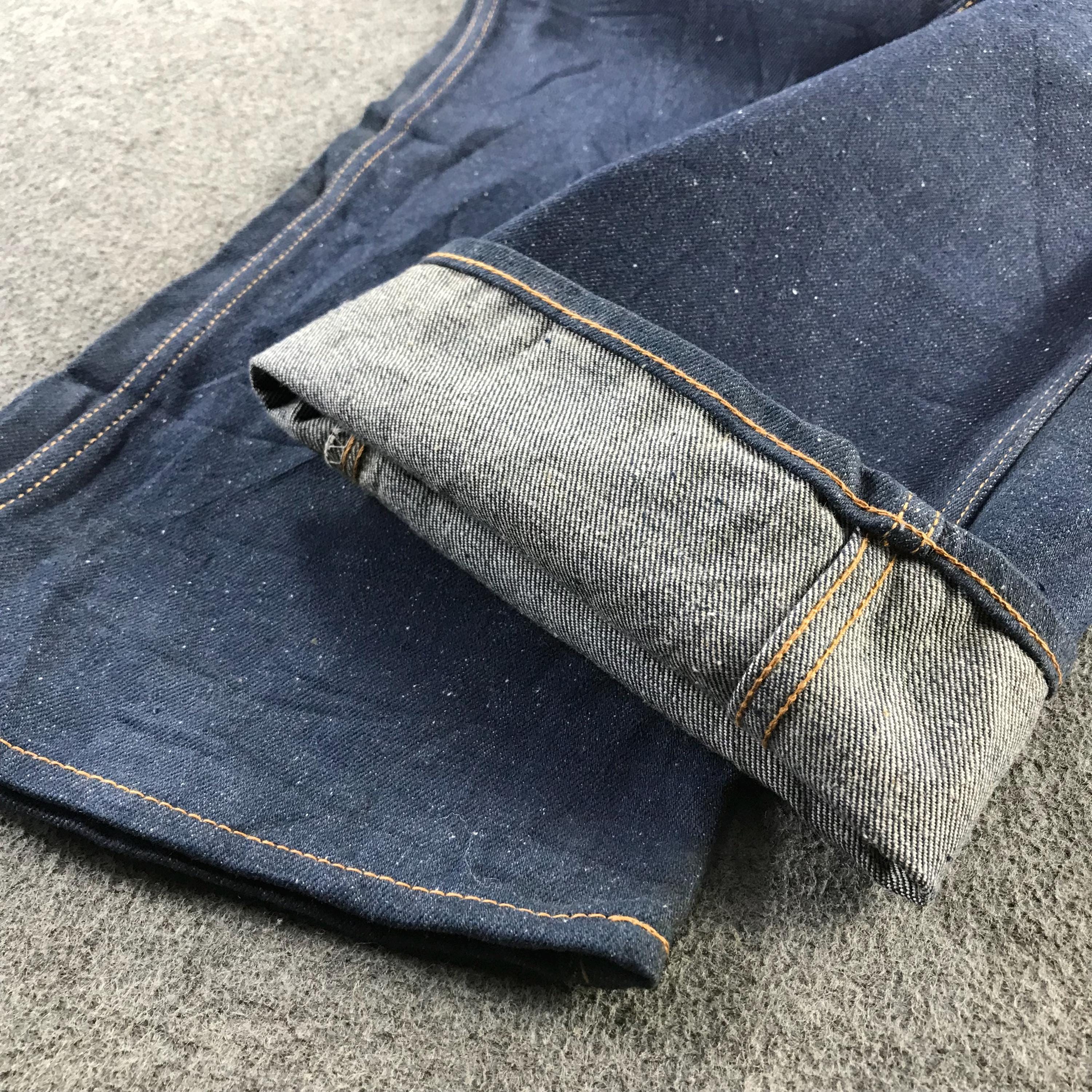 Vintage 80's Canton Bush Denim Japanese Brand Denim Blue Wash