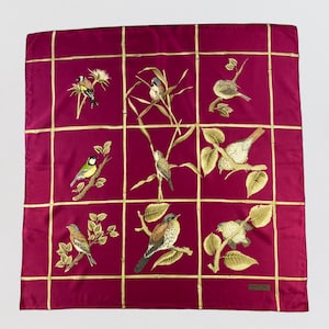 Vintage Mantero Silk Scarf, Twill Silk Scarf, Vintage Silk Muffler, Vintage Neck Scarf, Vintage Neck Accessories, Vintage Italian Silk Scarf