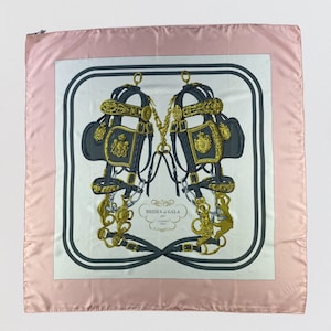 Vintage Hermes Brides de Gala Hermes Scarf Hugo Grygkar Scarf Silk, Vintage Silk Muffler, Vintage Neck Scarf, Vintage Neck Accessories