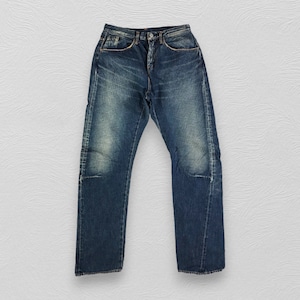 Taglia 28x28 Jeans Kato vintage Marchio giapponese Redline Denim Jeans blu sbiaditi Kato Cimosa Denim
