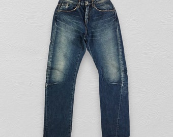 Size 28x28 Vintage Kato Jeans Japanese Brand Redline Denim Faded Blue Jeans Kato Selvedge Denim