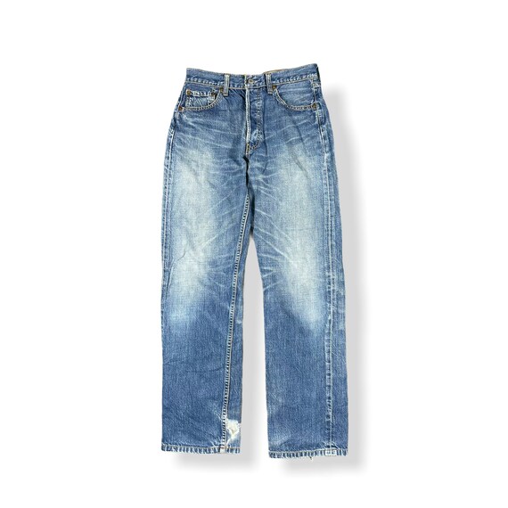 W28 Vintage Levis Levi 501 Jeans Levis Faded Blue Denim Size