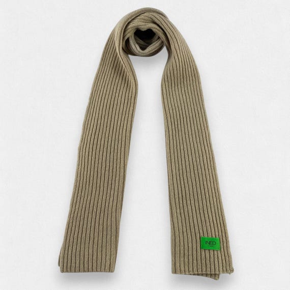小物 Yohji Yamamoto Wool Muffler Vintage INED by Yohji Yamamoto Scarf INED Homme Muffler INED Wool