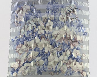 Vintage Jun Ashida Silk Scarf, Classic Floral Scarf, Square Scarf, Women Carre Scarf, Neckerchief, Neck Scarf, Body Wrap, Floral Silk Scarf