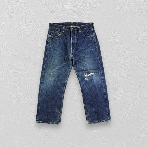 Size 34x26 Vintage Levis 503 Redline Jeans Levis Medium Wash