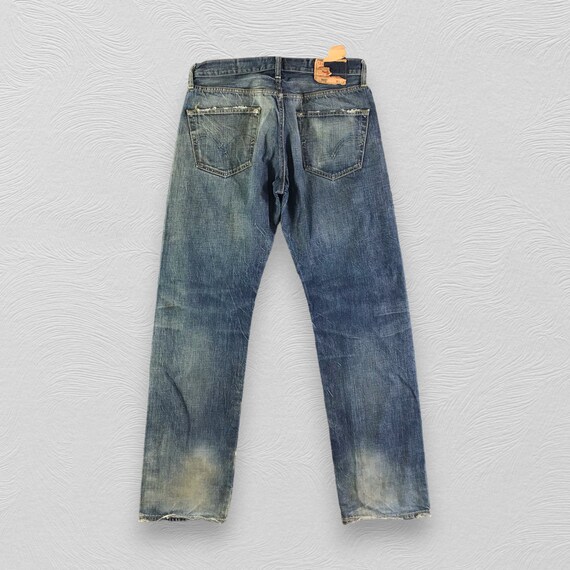 LEVI’S / 2000's 501 08 denim pants W32 Buy Size 32x32 Vintage Levis 501 Jeans Levi Dark Wash Rusty Blue