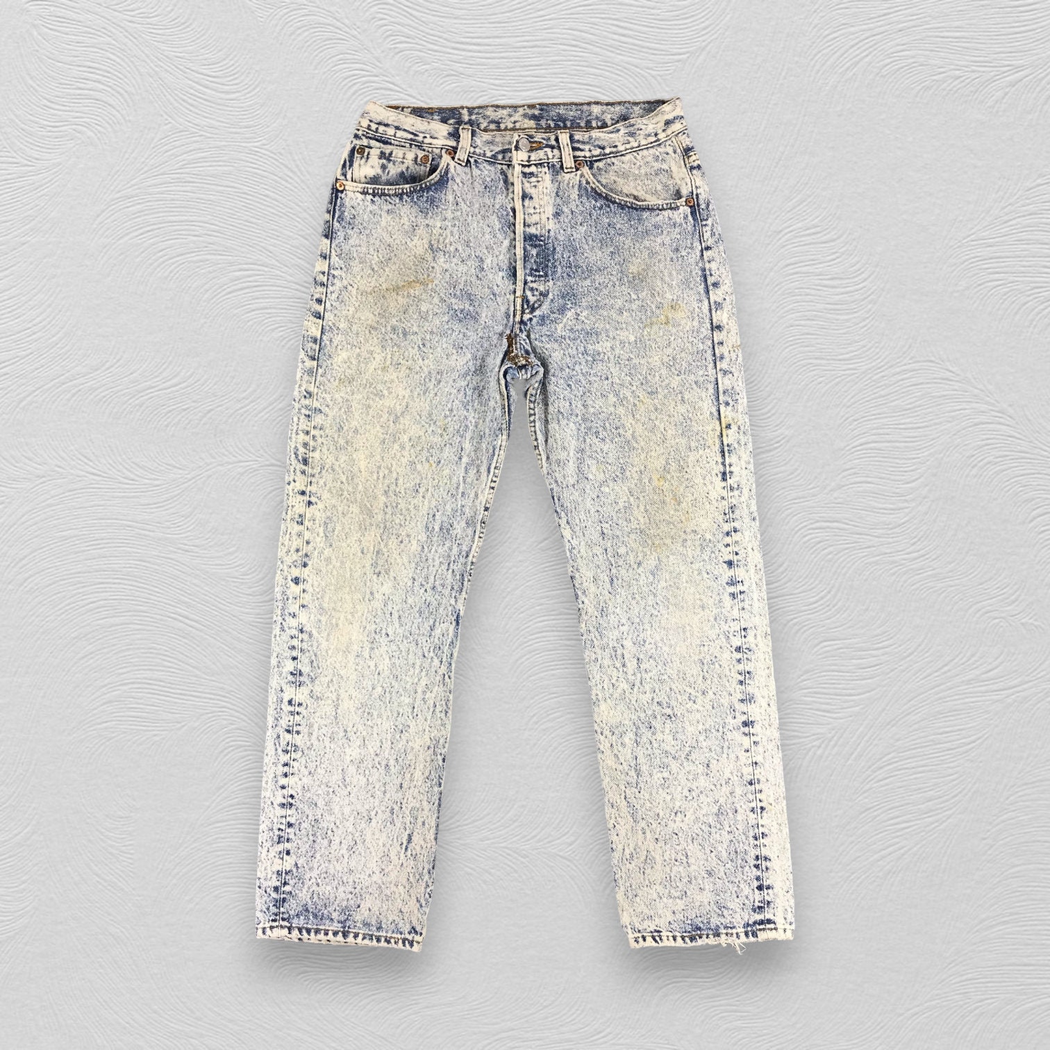 Vintage Levis 501 Jeans Levi Acid Wash Denim Size 32x29 Etsy UK
