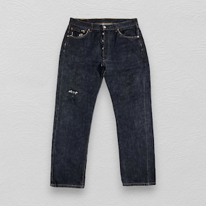Size 33x30 Vintage Levi&#39;s 501 Faded Blue Jeans Light Wash Levi&#39;s Straight Cut Jeans Levi&#39;s 501 Button Fly Denim Levi&#39;s Usa Jeans W33