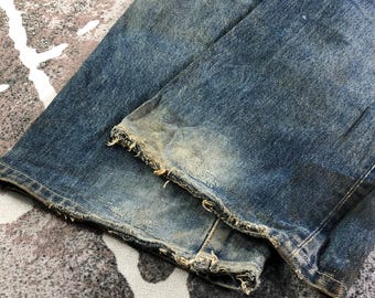 50's 60's UNKNOWN Sanforized デニムカバーオール チョア