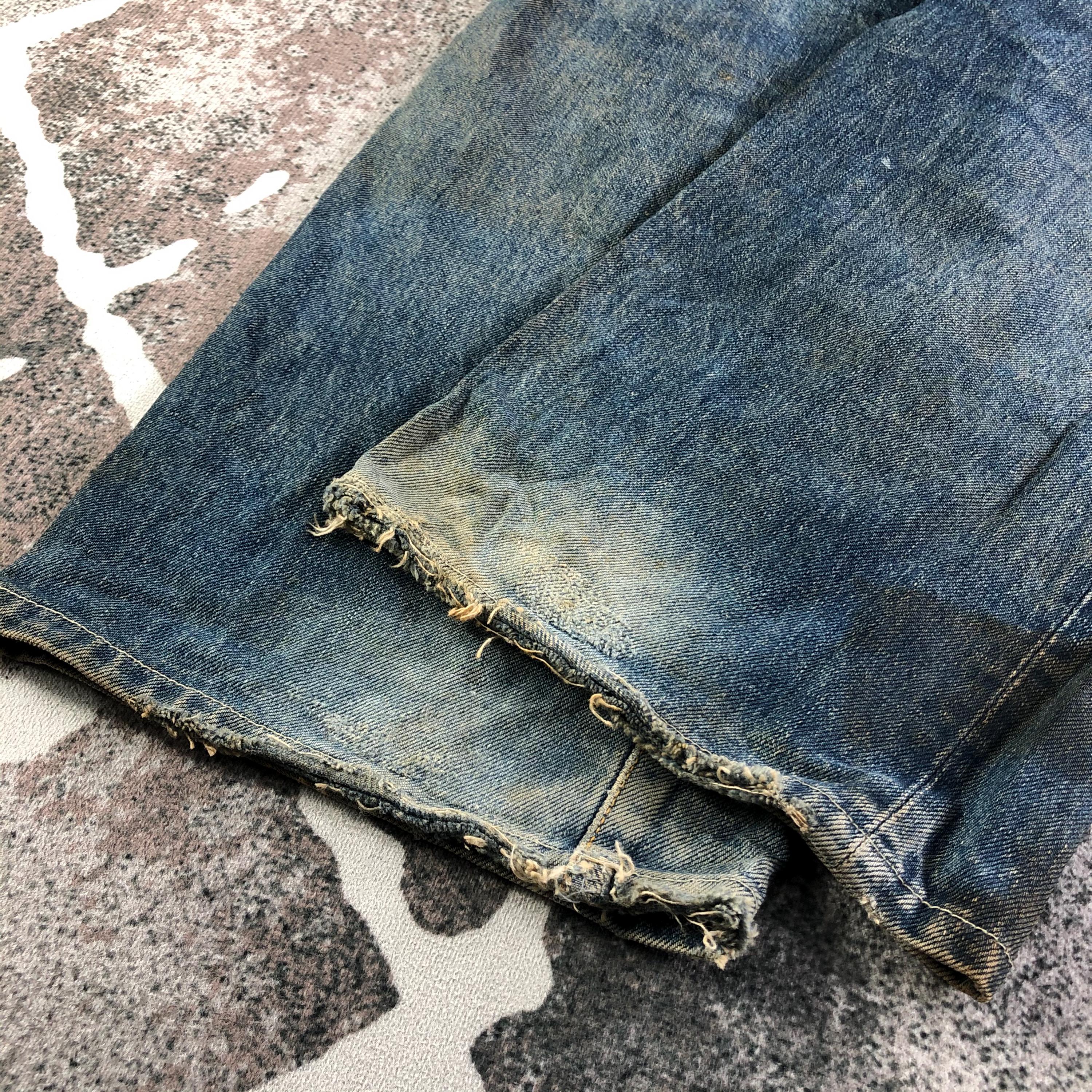 ジーンズ[RESALE] Men's Road Narrows Destroyed/Distressed Jeans Size 36x31 | eBay