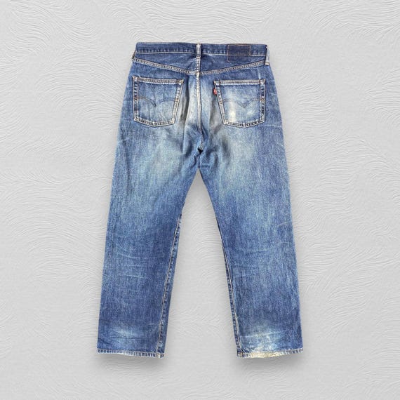 Vintage 90s Levis 502 Redline Jeans Medium Wash Levi's 502