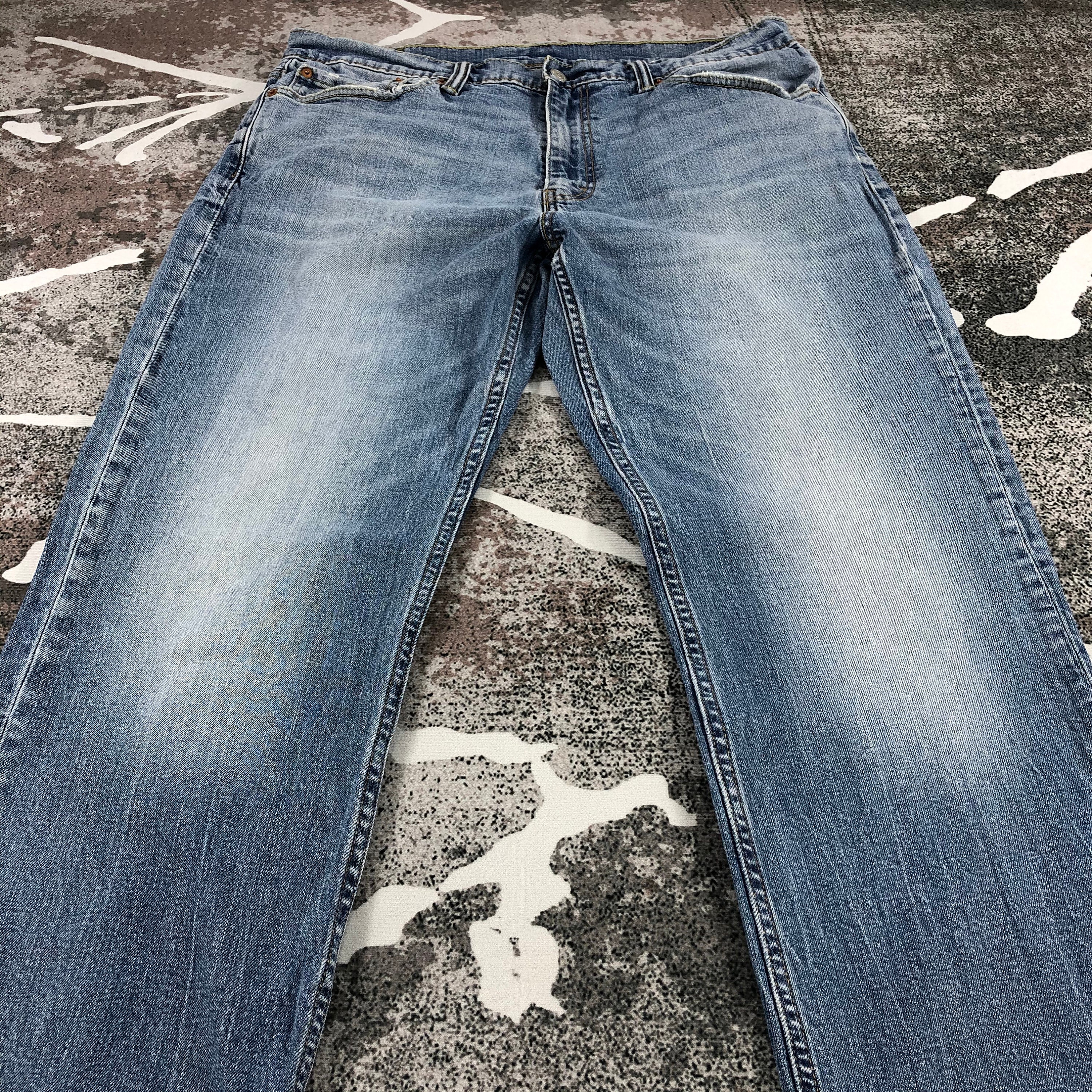 Size 36x33 Vintage Levis 541 Jeans Levi's Faded Blue Stone Size 36x33 Vintage Levis 541 Jeans Levi's Faded Blue Stone