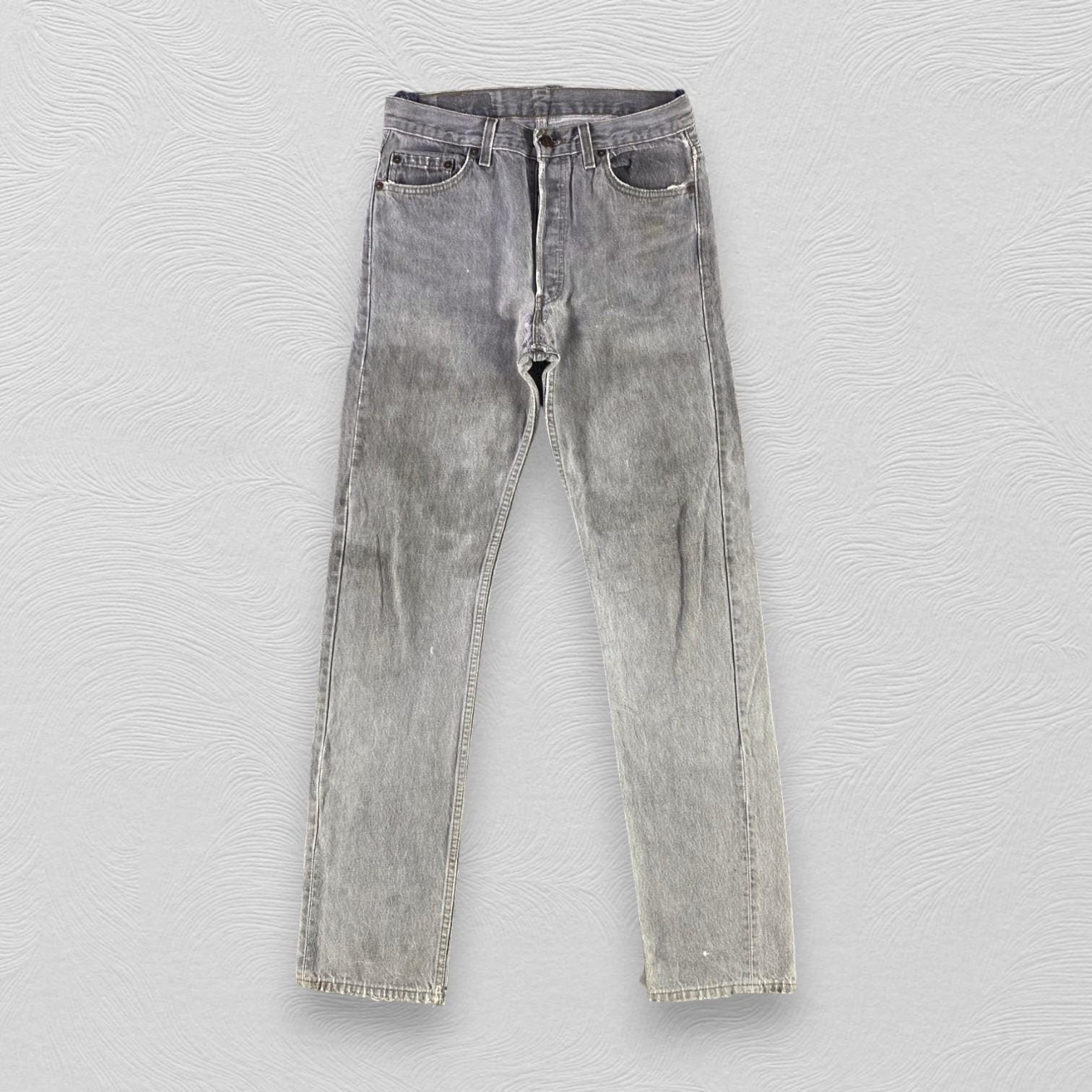 Vintage 90s Levis 501 Jeans Levis Faded Gray Denim Vintage Levis