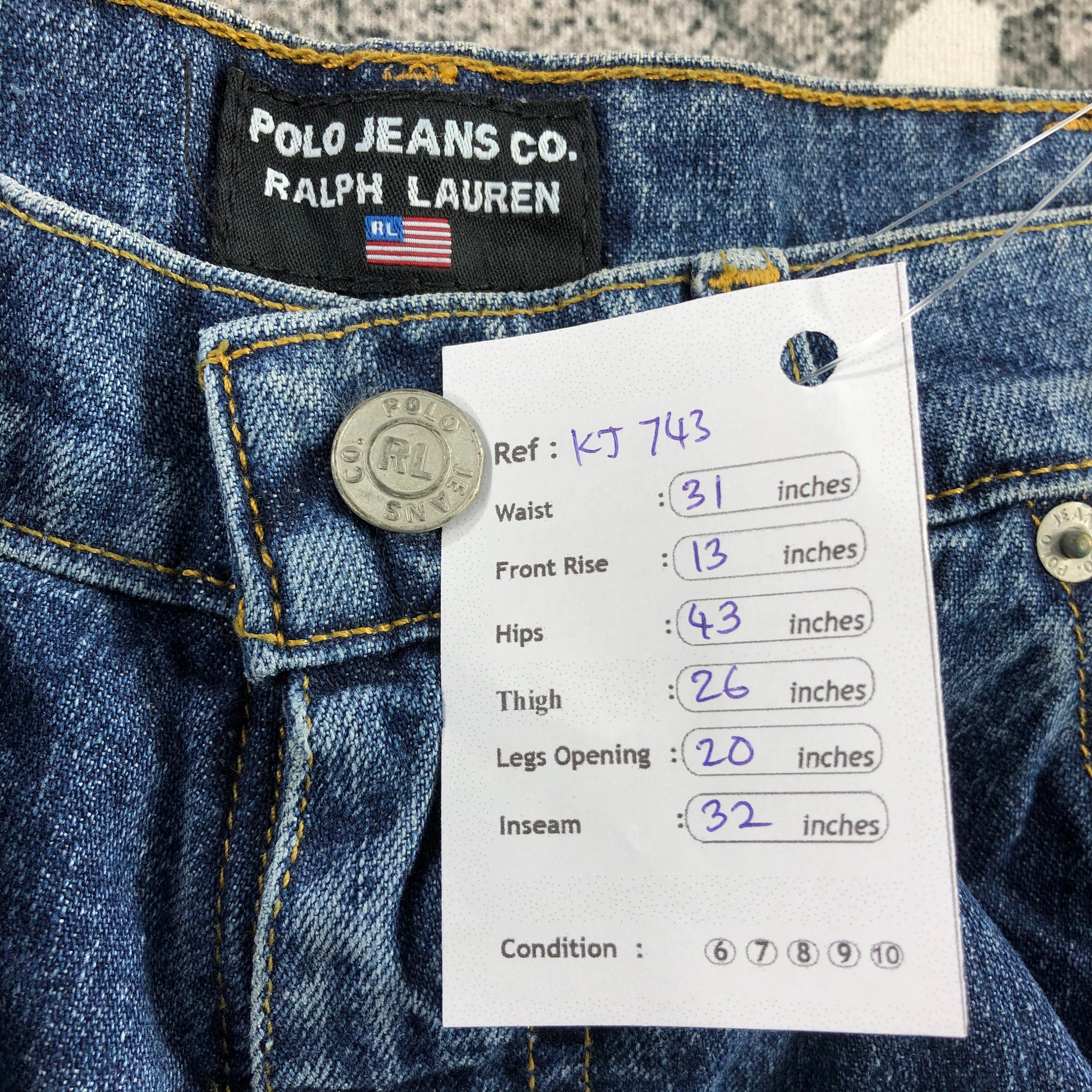 Size 31x32 Vintage Polo Jeans Ralph Lauren Jeans Polo Ralph Size 31x32 Vintage Polo Jeans Ralph Lauren Jeans Polo Ralph