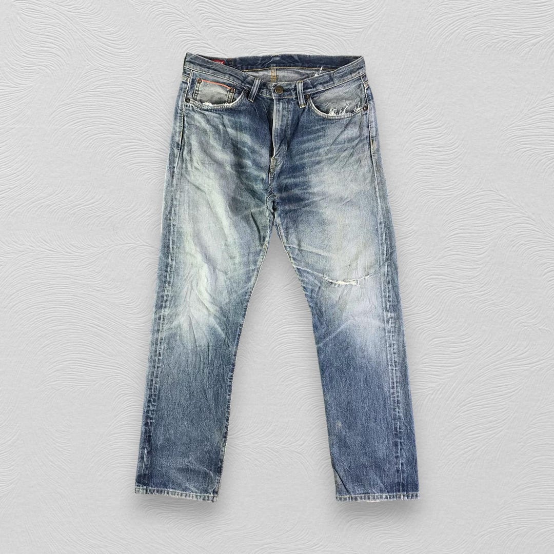 EDWIN５０５X Edwin Vintage Edwin 505zx Japan Red Line Selvedge Denim Jeans