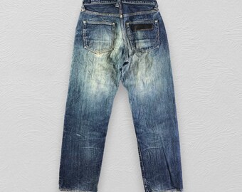 Size 29x28 Vintage Evisu Yamane Jeans Evisu Distressed Denim