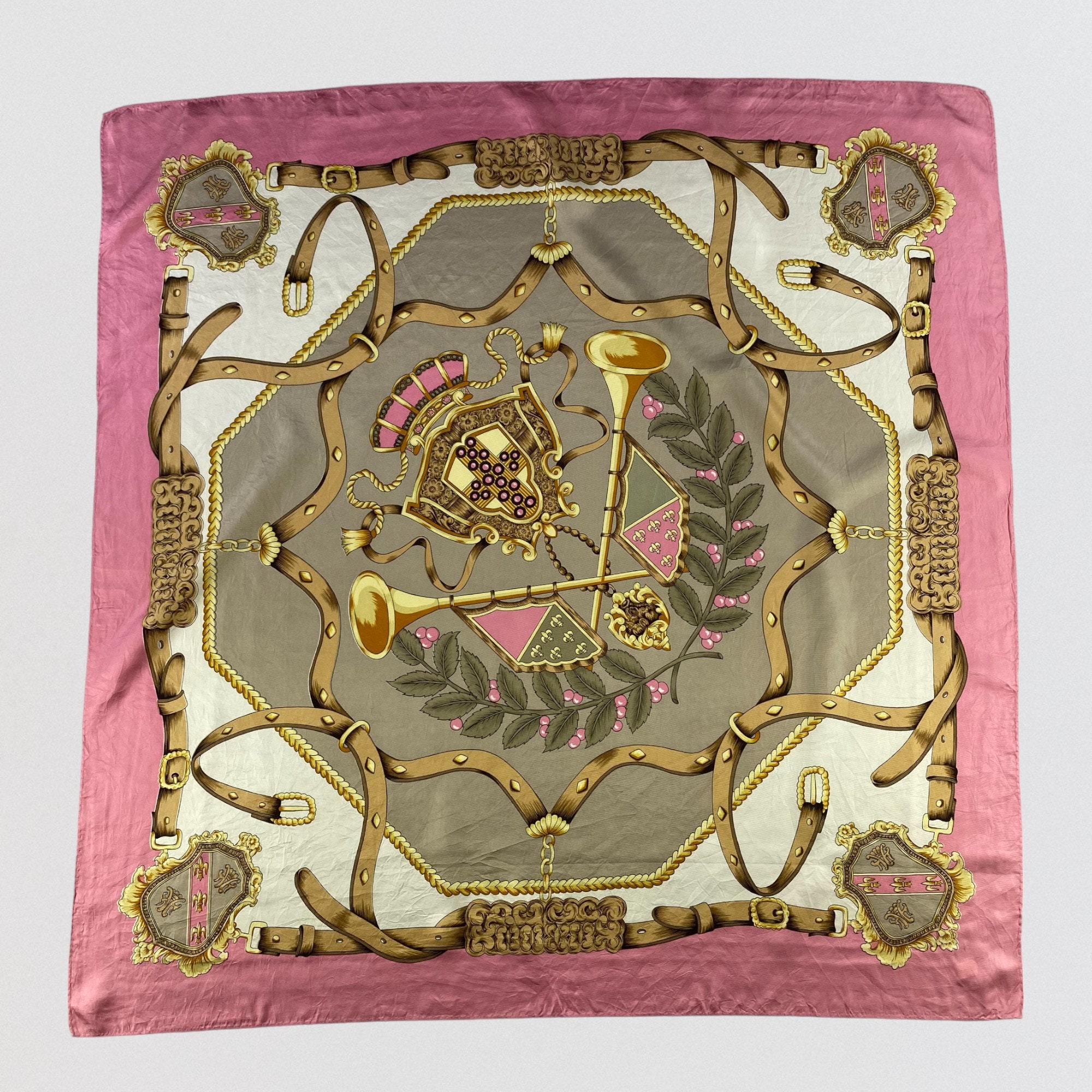 【 VINTAGE 】 Silk Lavaliere Scarf Max - 1960s style, colorful long silk scarf – mrsfishkin