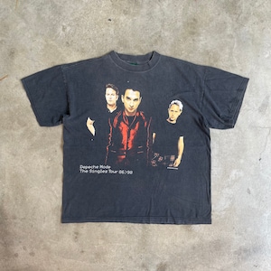 Vintage 90s Depeche Mode T-shirt Depeche Mode Concert The Single Tour T-shirt Depeche Mode Tees Size Large