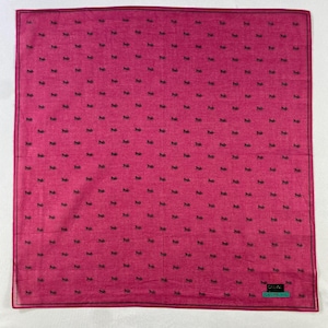 Vintage Celine Handkerchief, Celine Bandana, Celine Neckerchief, Celine Head Scarf, Celine Pocket Square