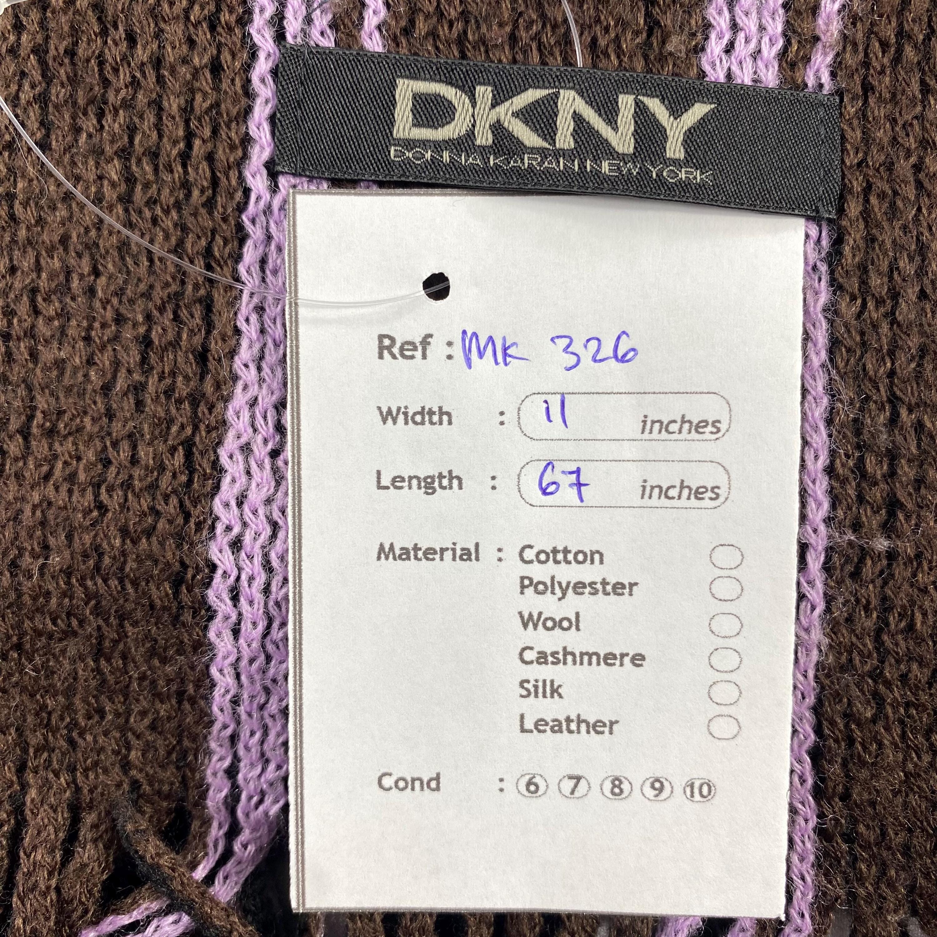 Vintage DKNY Scarf DKNY Muffler DKNY Wool Muffler Vintage Donna