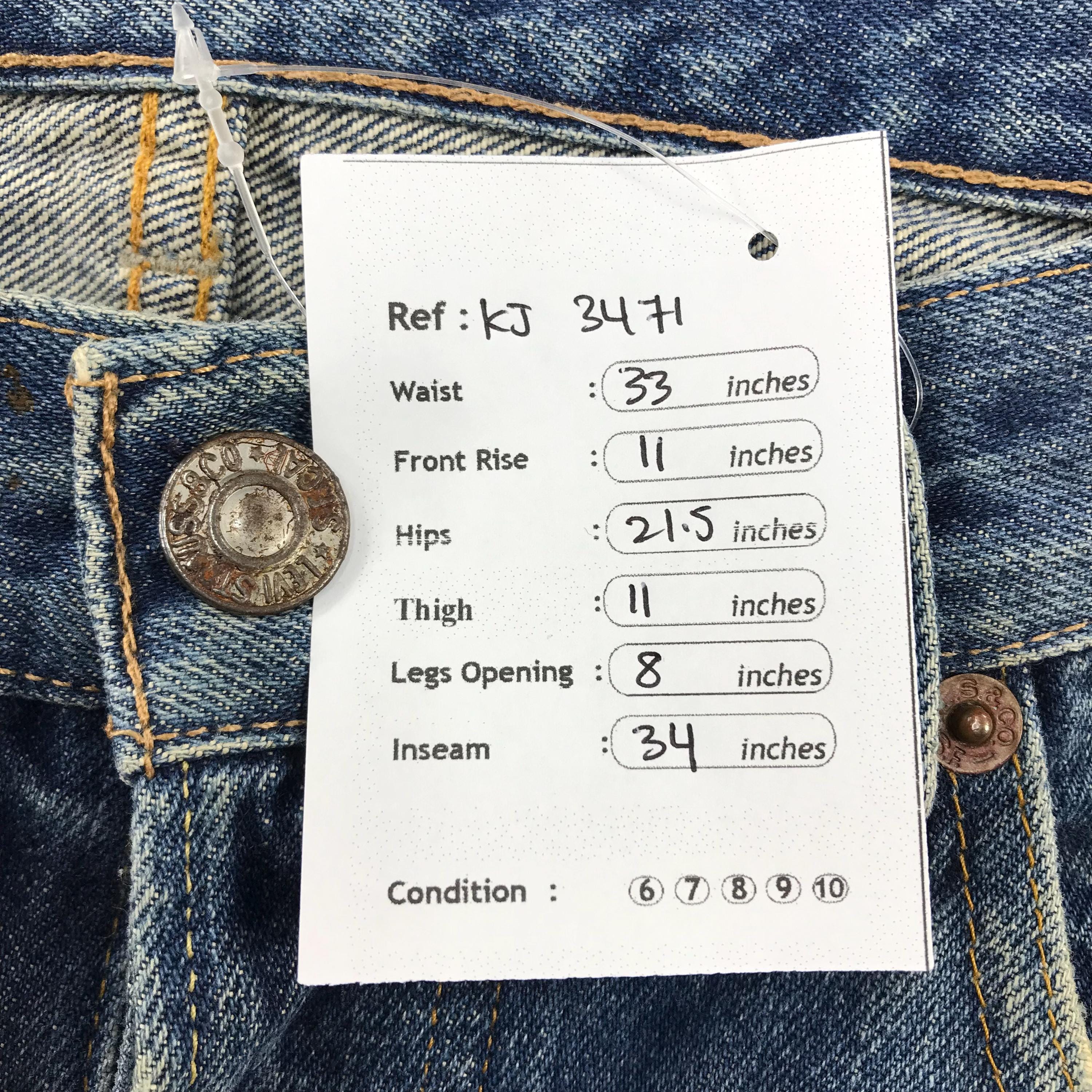 Vintage Levi's 501 Jeans W30 L31 Made in Philippines 2002, Fade