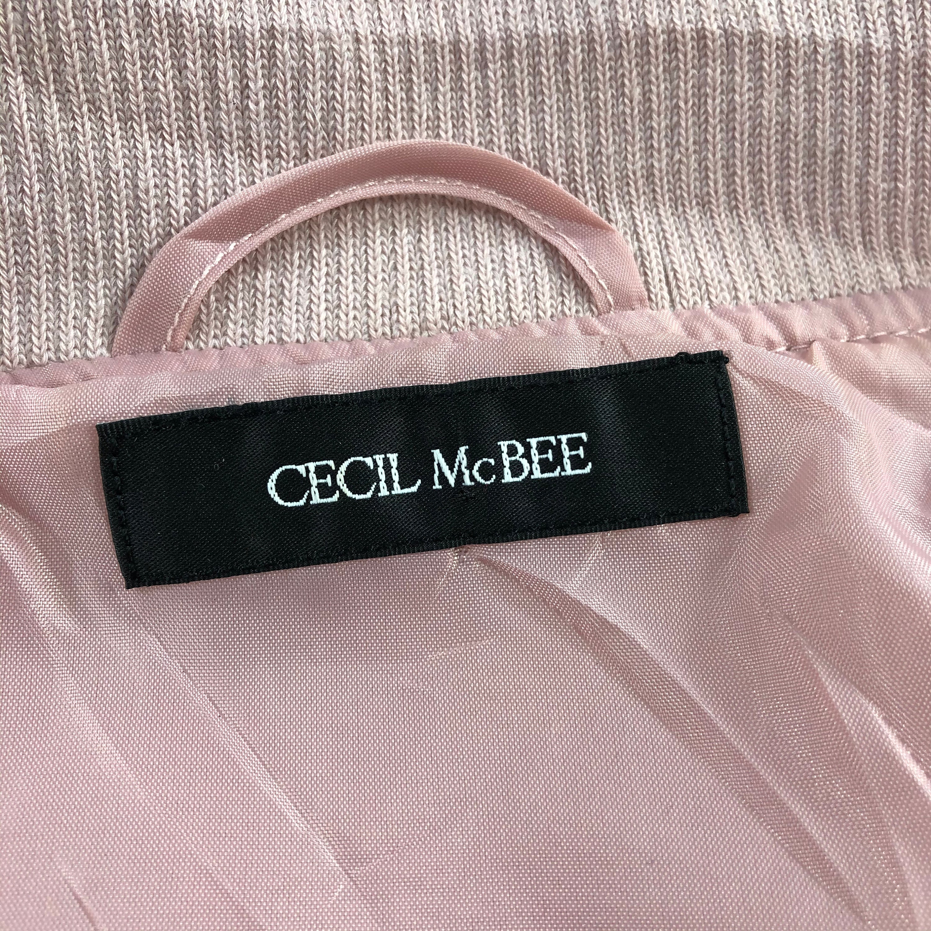 Vintage Cecil Mcbee Varsity Jacket Pink Jacket Vintage High Etsy Finland