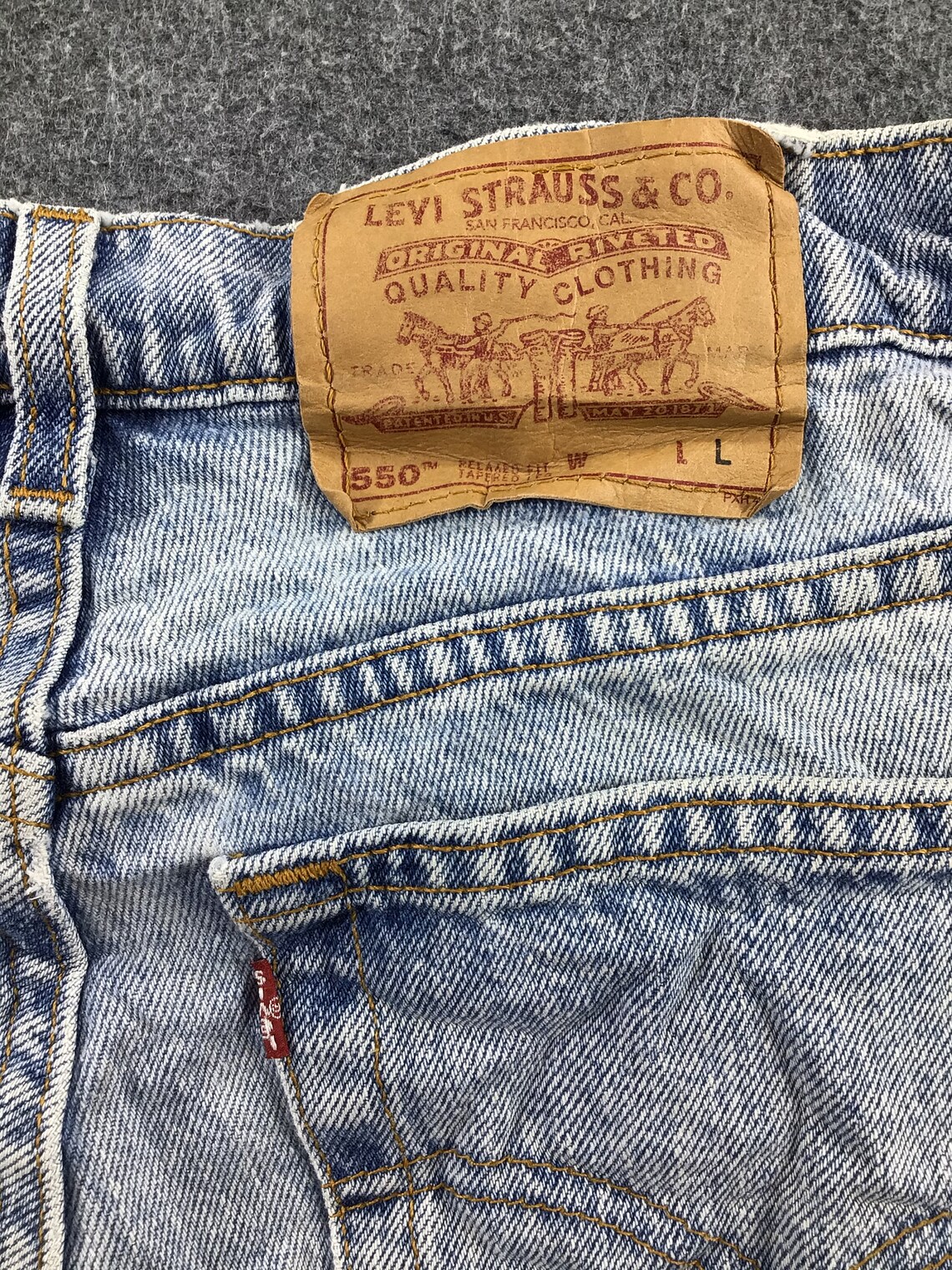 vintage levi 550s