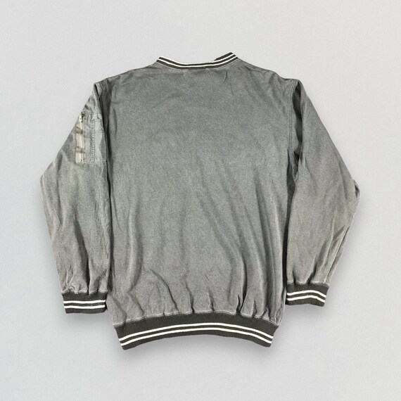 Vintage Avirex Sweatshirt Faded Green Sweatshirt Sweater