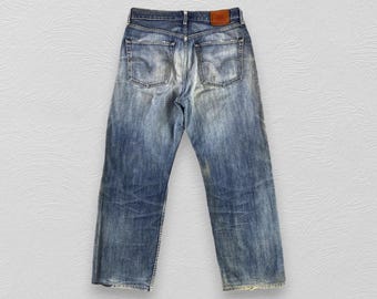 Vintage Levis 504 Jeans Faded Blue Jeans Levi Stone Wash High