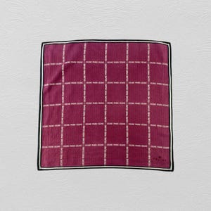 Vintage Celine Handkerchief, Celine Bandana, Celine Neckerchief, Celine Head Scarf, Celine Pocket Square