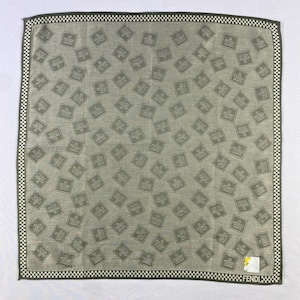 Vintage Fendi Handkerchief, Fendi Bandana, Fendi Neckerchief, Fendi Head Scarf, Fendi Pocket Square