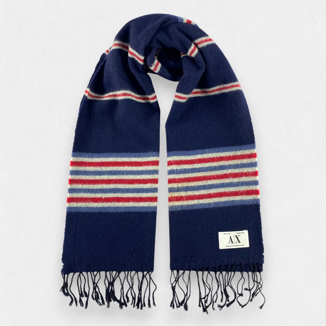 Vintage Armani Exchange Scarf Armani Exchange Muffler Armani