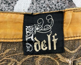 Vintage Delf Baggy Jeans Rusty Wash Jeans Streetwear Jeans