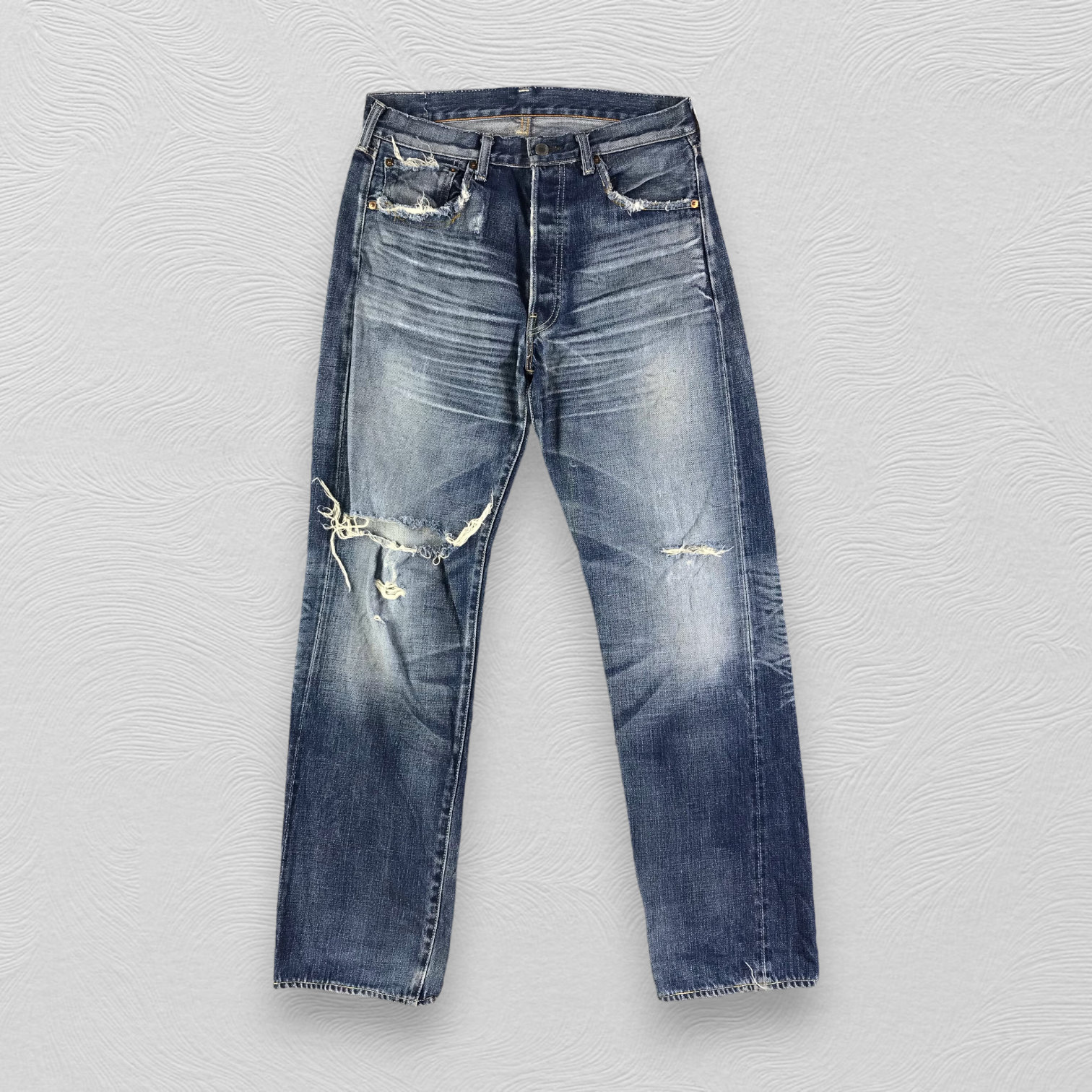 Size 32x31 Vintage Levis 501 Redline Jeans Dirty Dark Wash Levi's