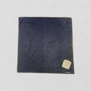 Vintage Burberry Taschentuch, Burberry Bandana, Burberry Halstuch, Burberry Kopftuch, Burberry Einstecktuch