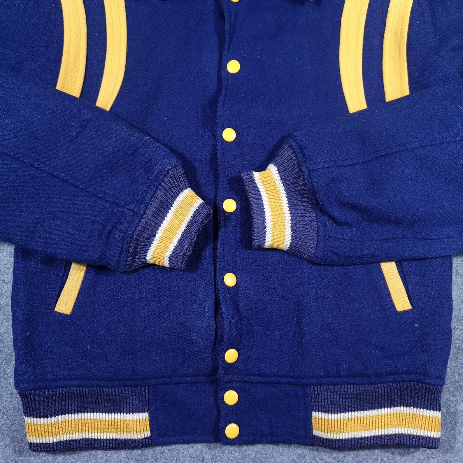 Vintage Macbeth Varsity Jacket Wool Size M Blue Jacket Vintage - Etsy UK