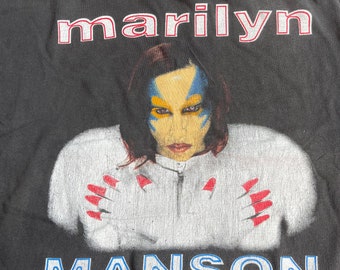 Vintage 90s Marilyn Manson T-shirt Marilyn Manson Mechanical