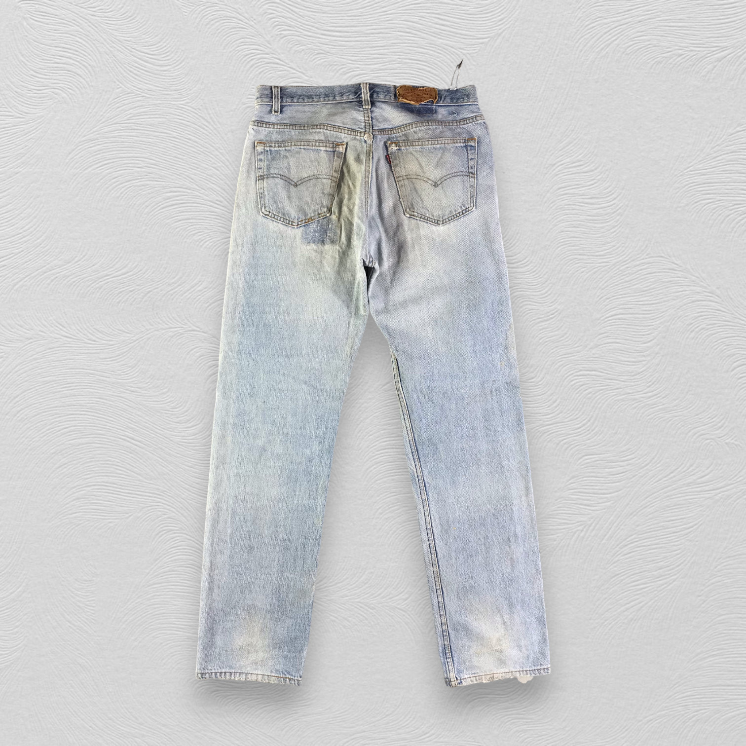 Size 33x31 Vintage Levi's 501 Faded Blue Jeans Light Wash Levi's