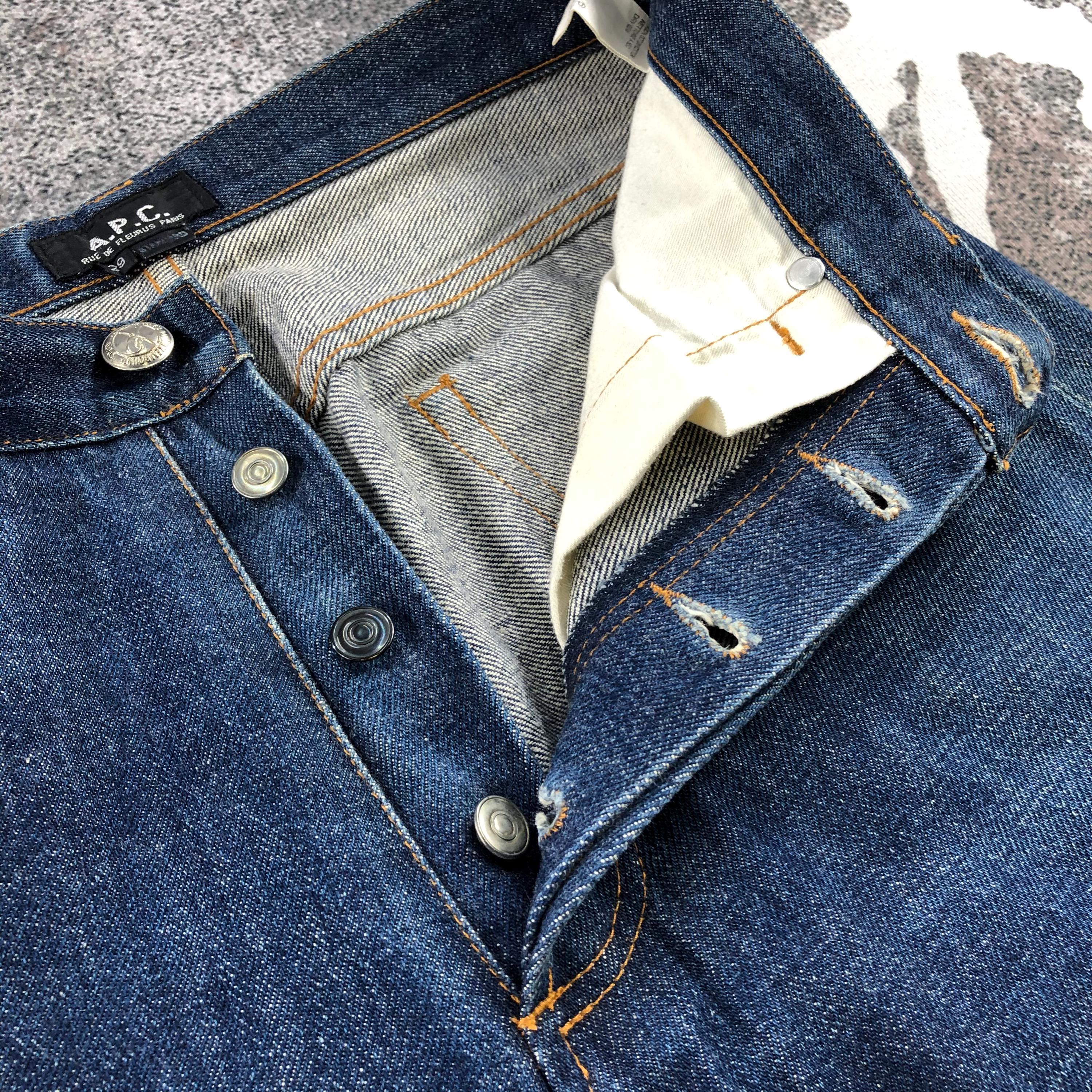 Vintage A.P.C Jeans A.P.C Redline Denim Dark Wash Denim APC