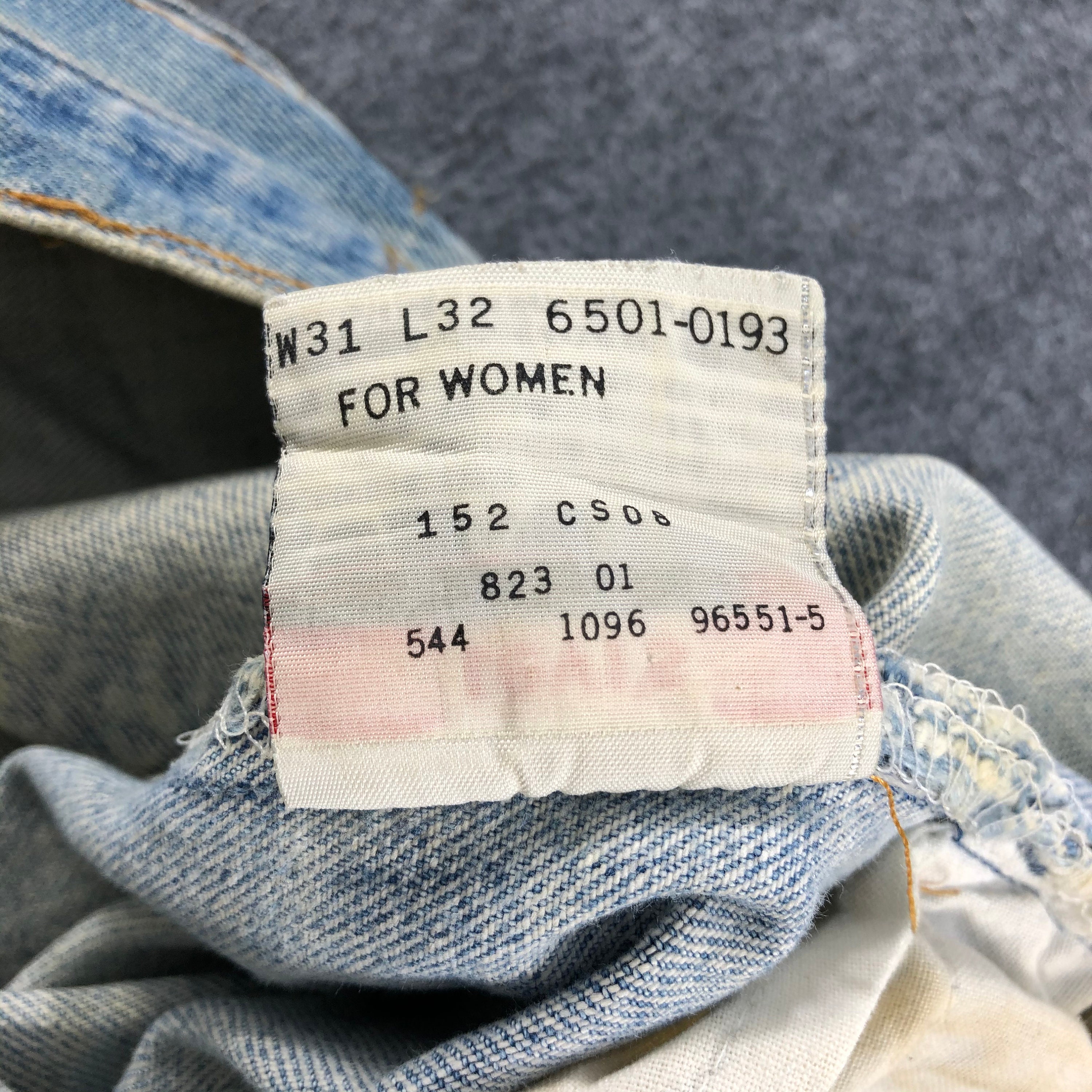 Size 30x27 Vintage 90s Levis 501 Jeans Levis Dirty Medium Wash