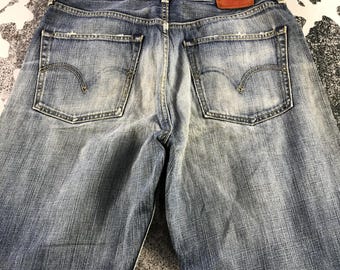Vintage Levis 504 Jeans Faded Blue Jeans Levi Stone Wash High