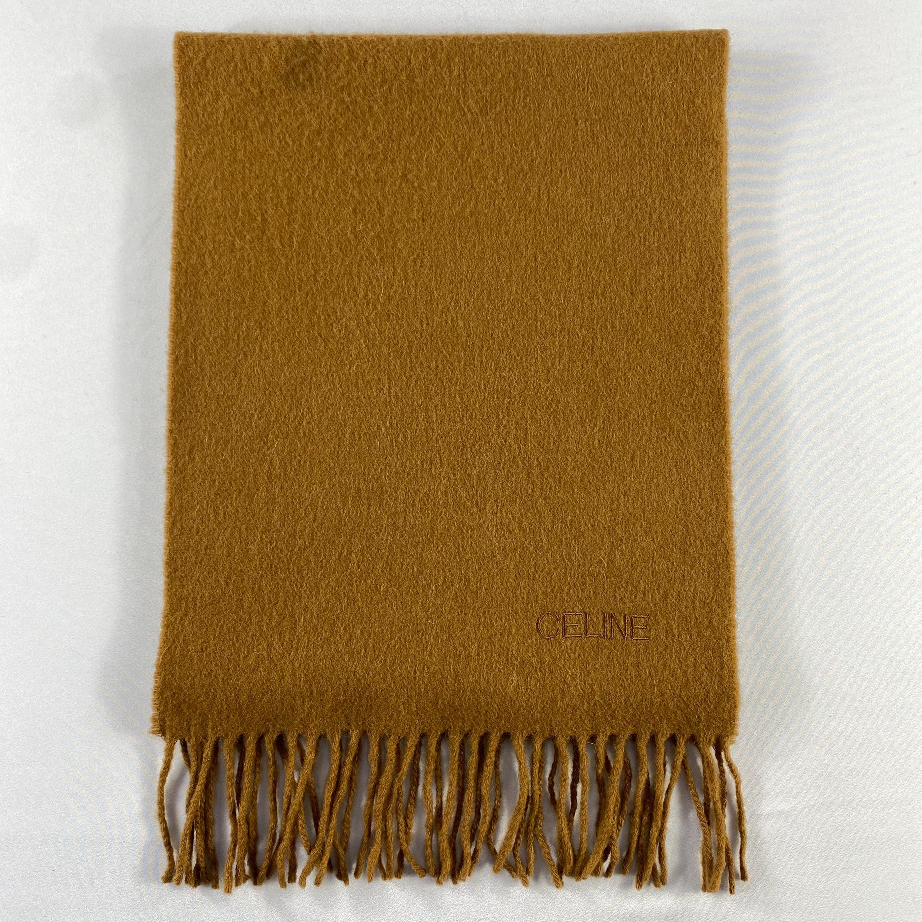 ヴィンテージ セリーヌ スカーフ セリーヌ マフラー セリーヌ ウール