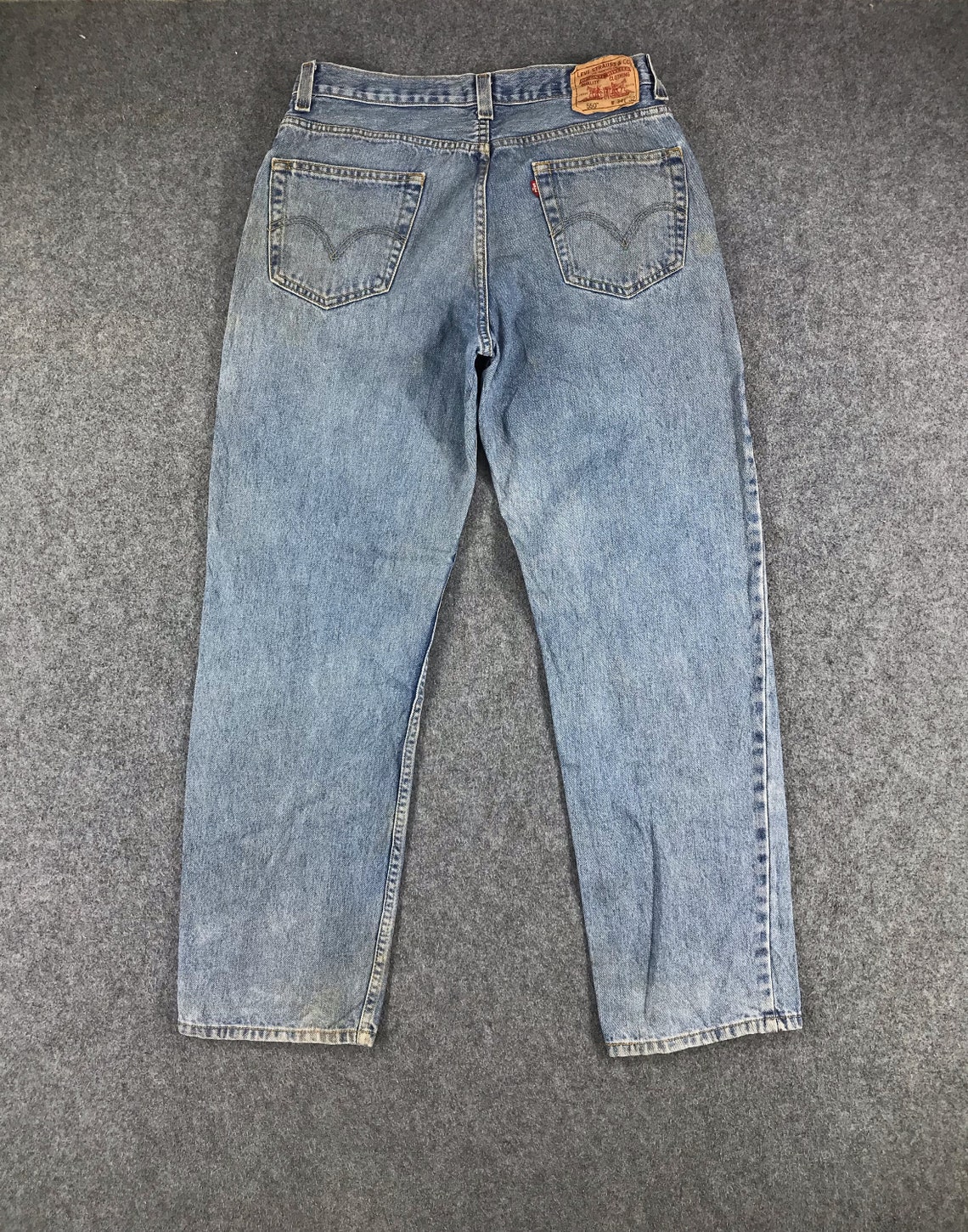 Vintage Levis Jeans 550 Light Wash Denim 33x31 | Etsy