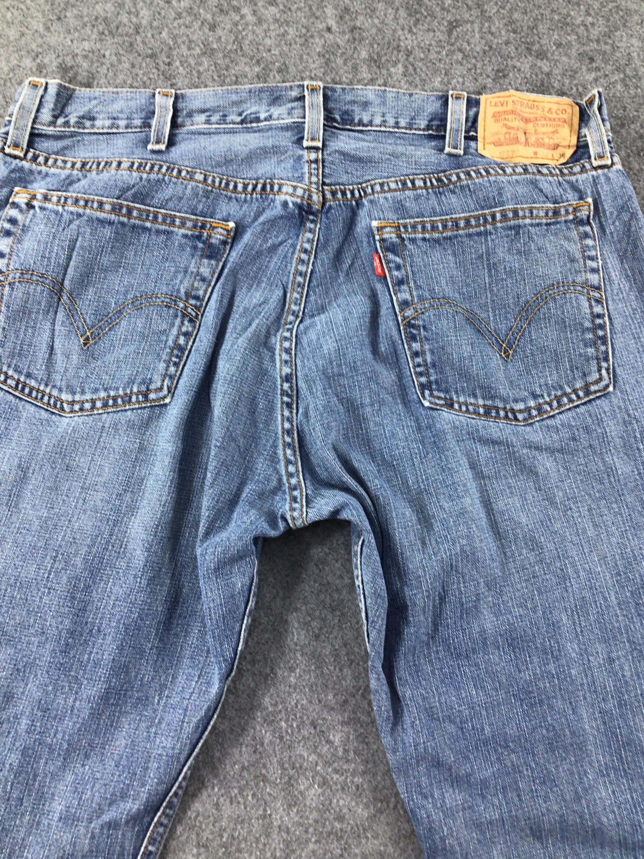 Vintage Levi's 527 Low Boot Cut Jeans 37 x 29 | Etsy