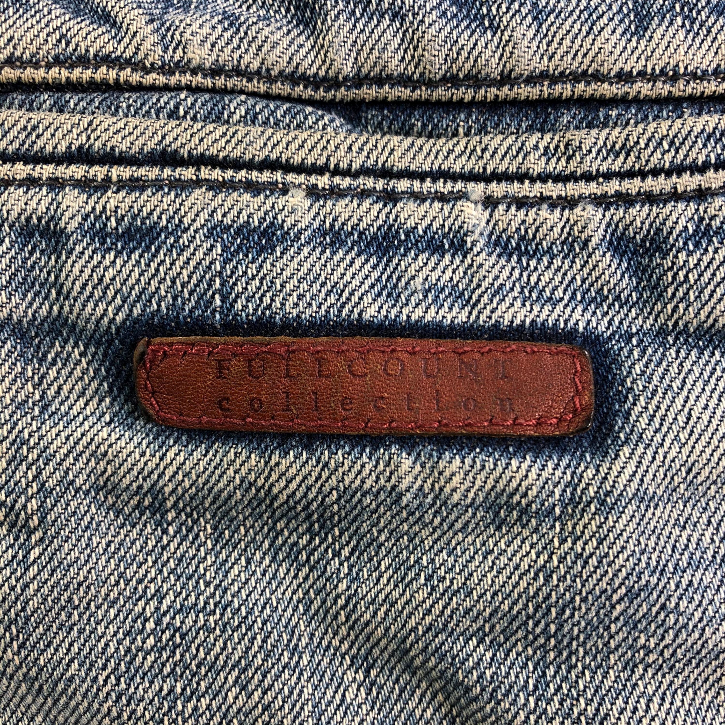 Vintage Full Count Selvedge Jeans Japanese Brand Redline
