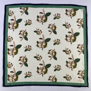 Vintage Vivienne Westwood Floral Printed Handkerchief, Vivienne Westwood Bandana, Vivienne Westwood Scarf, Vivienne Westwood Pocket Square