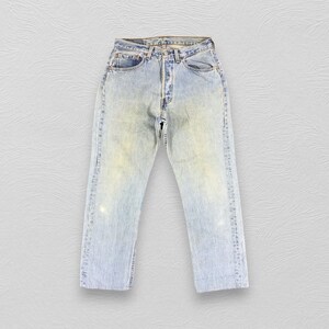 Size 30x27 Vintage 90s Levis 501 Jeans Levis Dirty Medium Wash Jeans Levis High Waist Denim W30
