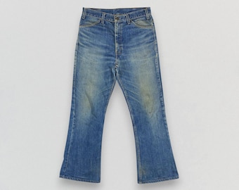 Vintage 70s 80s Levis 646 0217 Orange Tab W33 L32, Levis Bell Vintage 70s 80s Levis 646 0217 Orange Tab W33 L32, Levis Bell