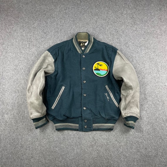 Vintage Blue Sub Joyous Varsity Jacket Letterman Wool Size M - Etsy