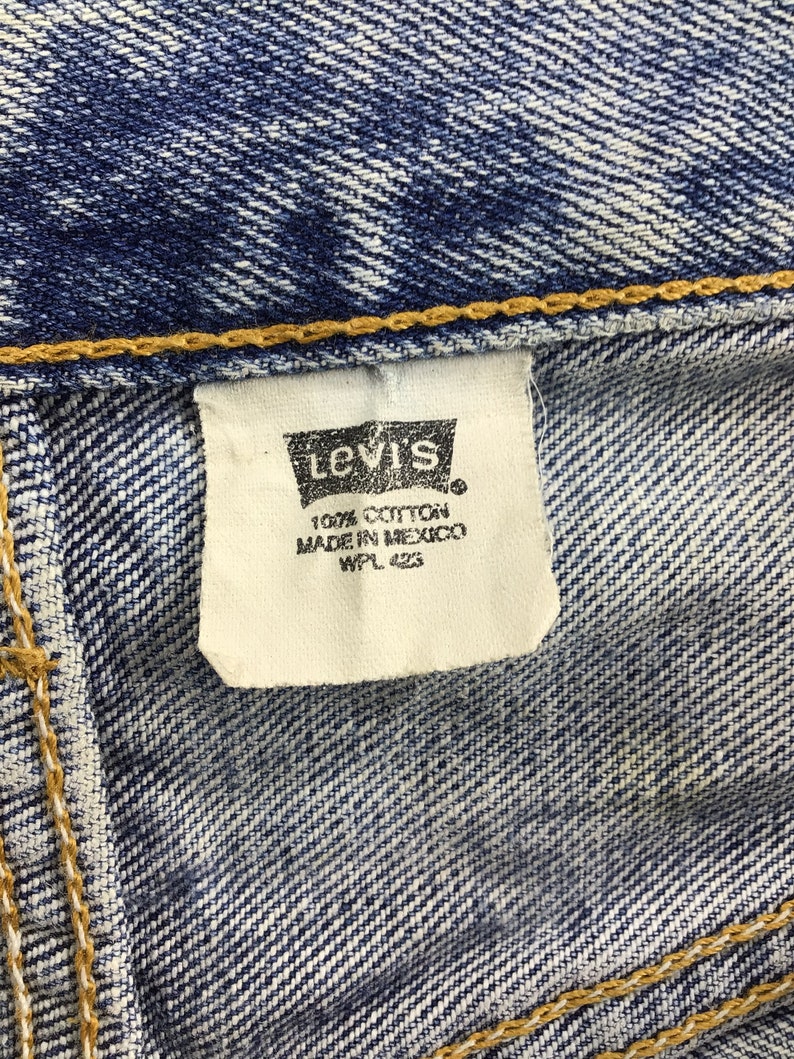 Vintage Levis 501 Jeans Rusty Faded Blue Distressed Denim Size - Etsy